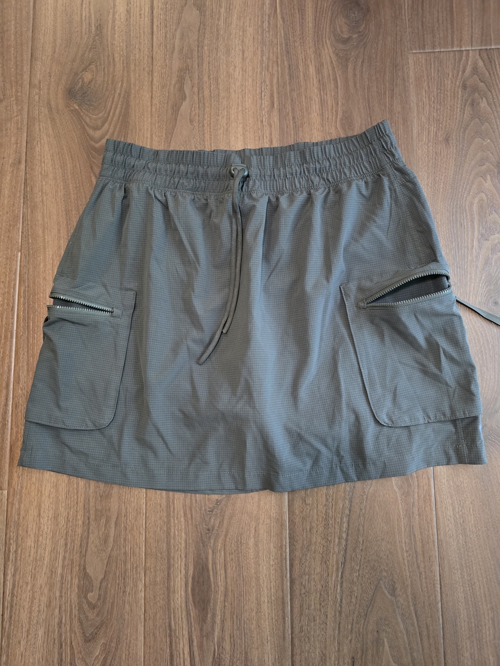 Apana Olive Utility Skort with Zip Pockets